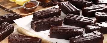 Chocolate brownie photograph from the current Zap Coffee menu page
