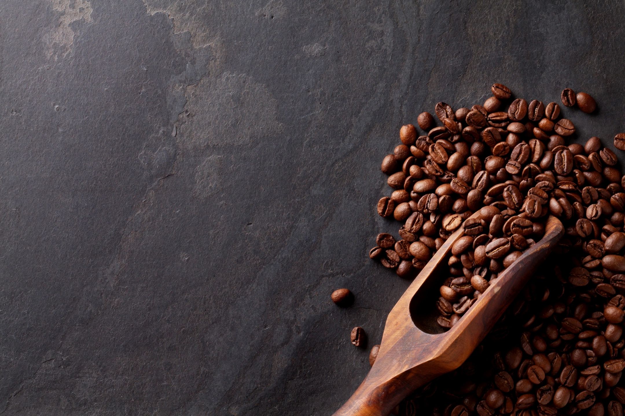 Coffee beans photograph used on the current Zap Coffee website
